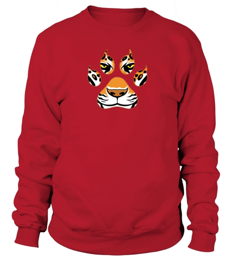 Leopard - Big Cat Predator Paw Animal Forest Men's Sweatshirt
