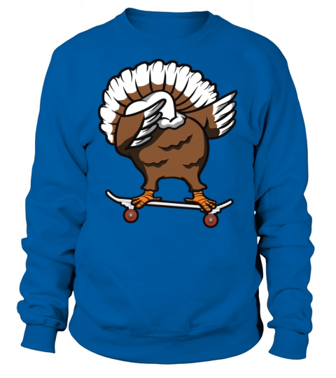 Skateboarding Thanksgiving Turkey on Skateboard Women's Sweatshirt