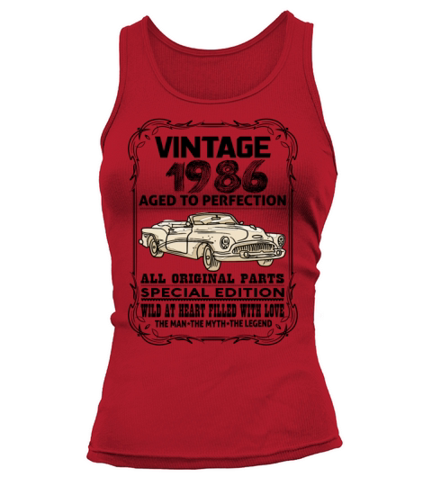 VINTAGE 1986-AGED TO PERFECTION Women's Tank Top
