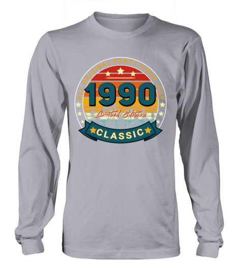 July 1990 Vintage Gift Idea Women's Long Sleeve