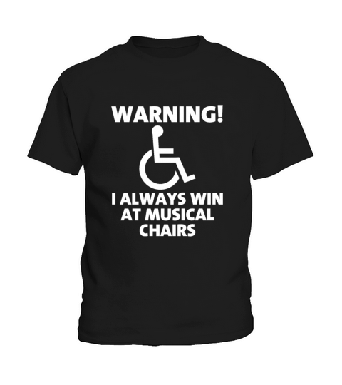 Warning I Always Win At Musical Chairs Kids T-Shirt