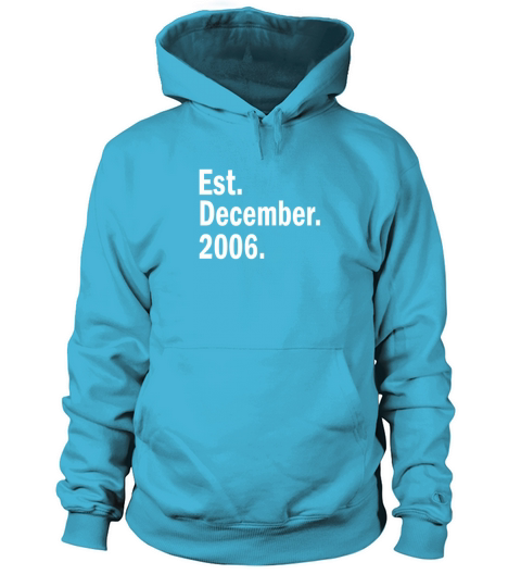 Est December 2006 Women's Hoodie