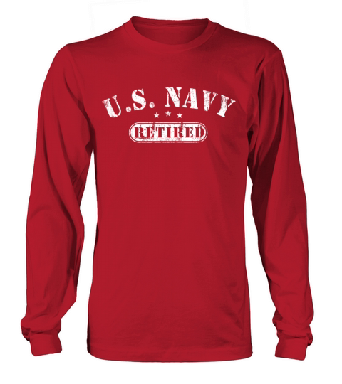 US Navy Retired Women's Long Sleeve