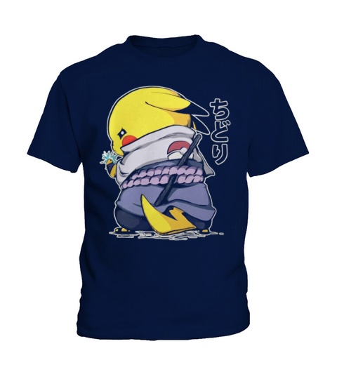 Pikachu Sasuke Naruto Chidori Kids T-Shirt
