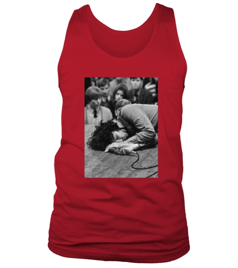 The Doors Jim Morrison Passed Out On Stage Tank Top Unisex