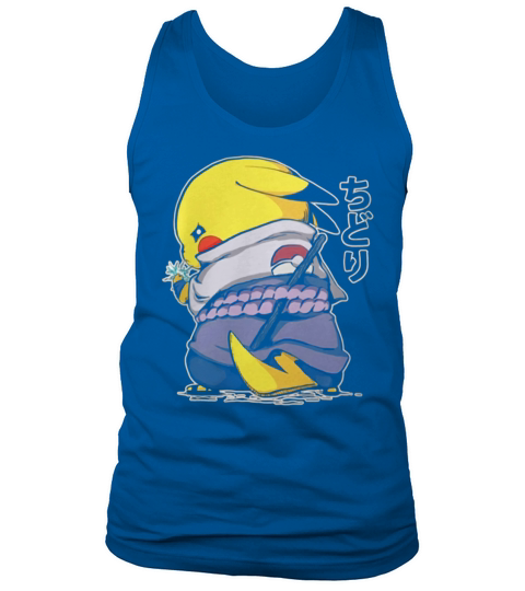Pikachu Sasuke Naruto Chidori Tank Top Unisex