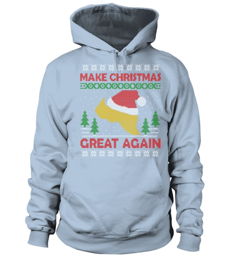 Trump Make Christmas Great Again Ugly Sweater Women's Hoodie