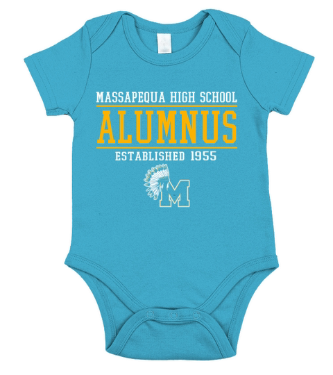 Massapequa High School Alumnus Short Sleeve Baby One-Piece