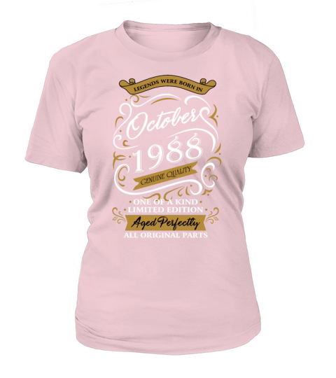 Legends Were Born In October 1988 Birthday Tshirt Women's T-Shirt