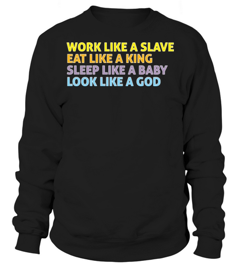Work like a slave 3 Women's Sweatshirt