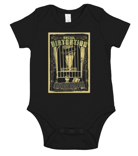 Social Distortion Band Short Sleeve Baby One-Piece