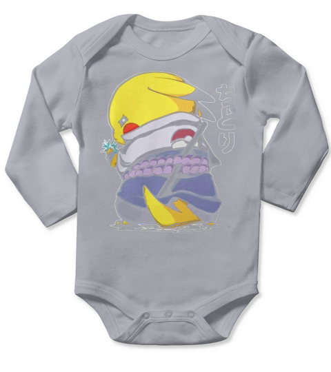 Pikachu Sasuke Naruto Chidori Long Sleeve Baby One-Piece