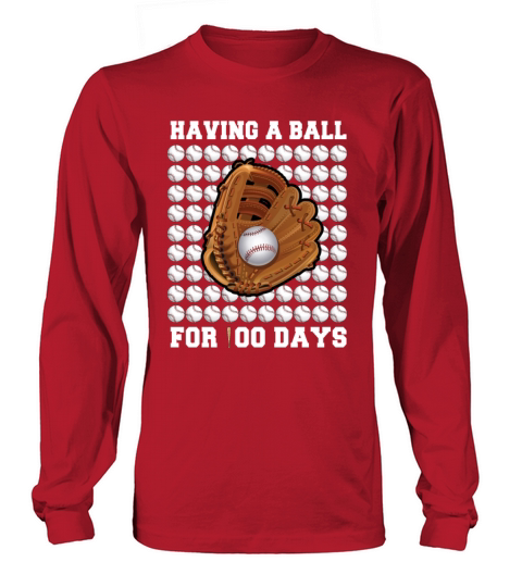 100 Days Of School Basetball 100th Day Balls Women's Long Sleeve