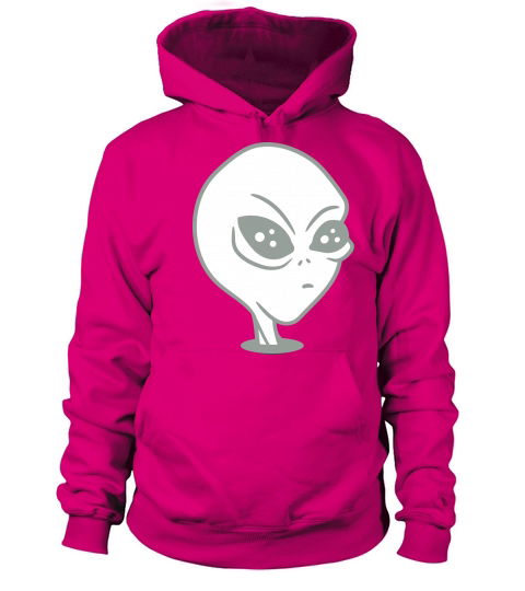 head face alien alien space ufo space visitor gray Women's Hoodie
