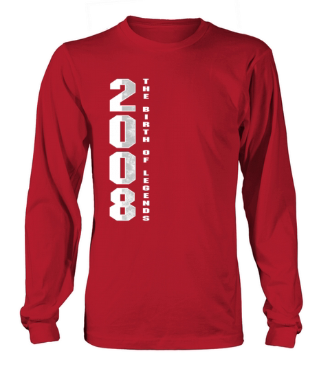 The Birth Of Legends 2008 12 th Birthday Gift Women's Long Sleeve
