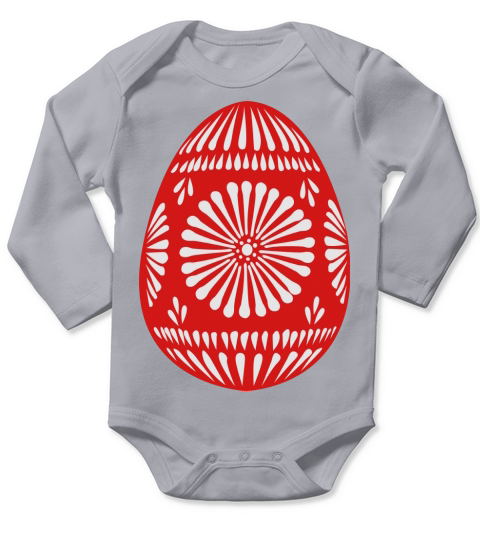 Easter Egg Long Sleeve Baby One-Piece