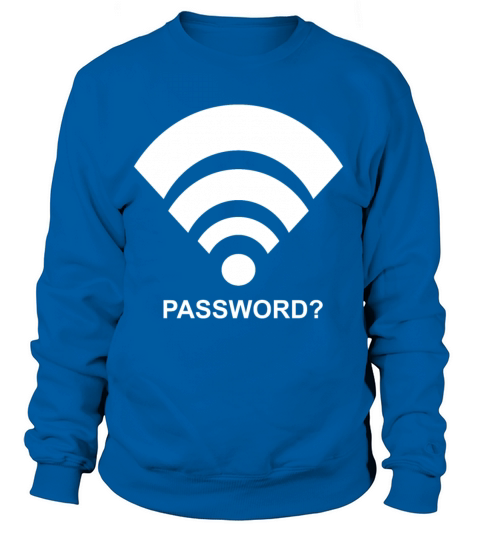 Wifi Wlan Password Wireless Passwort Symbol Funny Women's Sweatshirt