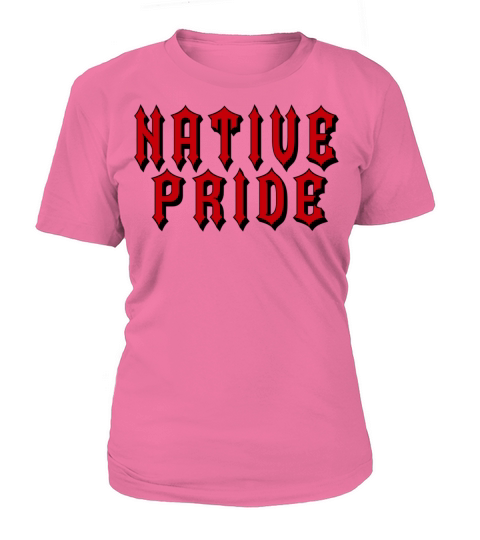 Native Pride Red Black Old English Women's T-Shirt