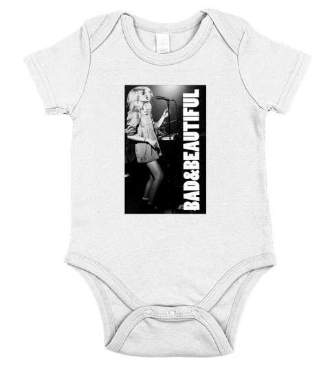 Blondie Rock Band Beautiful Short Sleeve Baby One-Piece