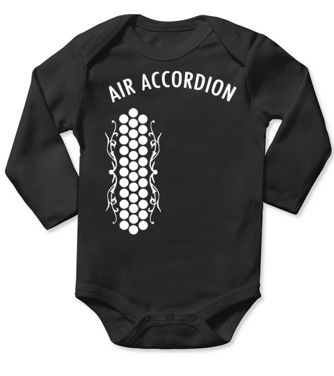 Air Accordion T shirt Long Sleeve Baby One-Piece