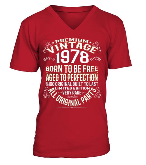 PREMIUM VINTAGE 1978 Men's V-Neck T-shirt