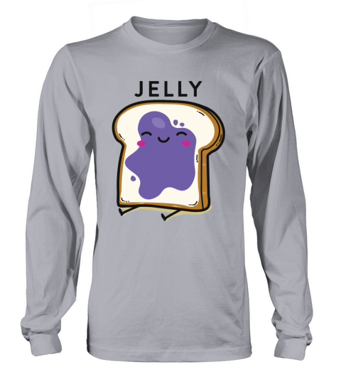 Peanut Butter Jelly Matching Couple Shirts His Her Women's Long Sleeve