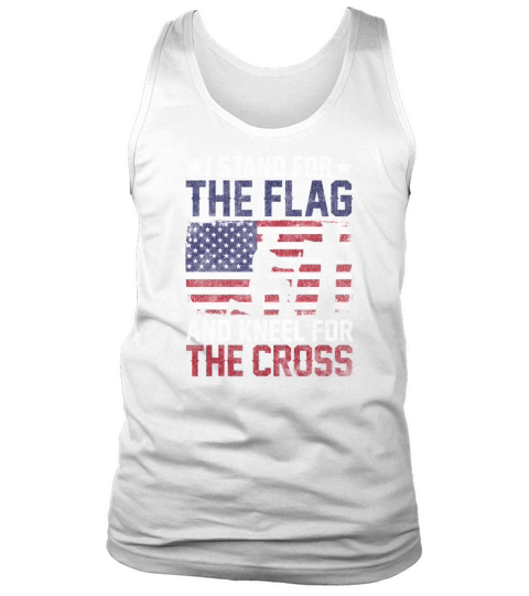 I Stand For The Flag And Kneel For The Cross Men's Tank Top