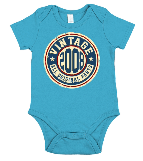 Vintage 2008 Short Sleeve Baby One-Piece