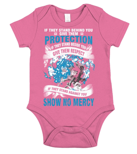 One piece - If they stand behind protect them te Short Sleeve Baby One-Piece
