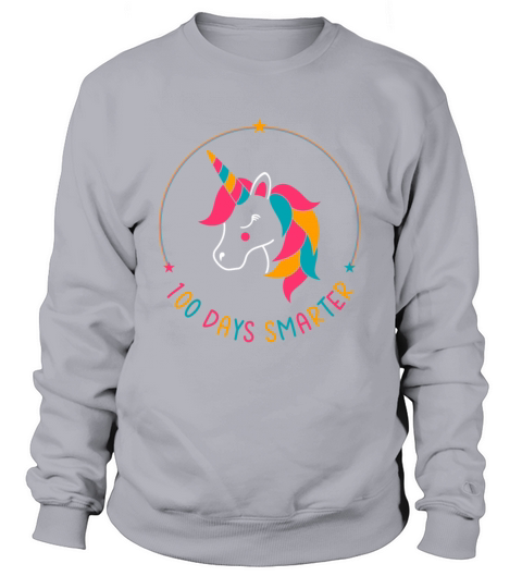 100 Days Smarter - 100 of School Unicorn Women's Sweatshirt