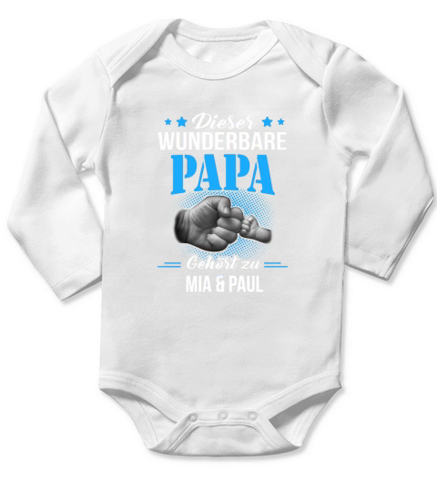 Dieser wunderbare Papa gehört zu Long Sleeve Baby One-Piece