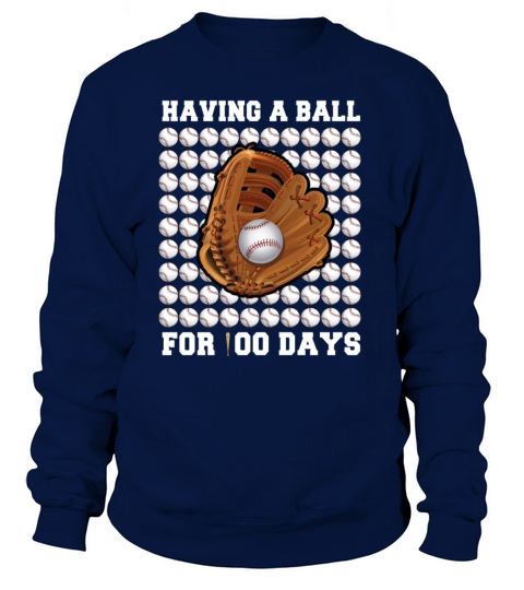 100 Days Of School Basetball 100th Day Balls Women's Sweatshirt