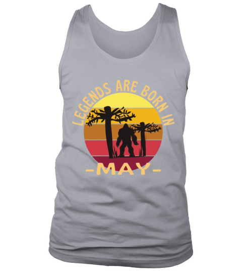 Legends Are Born In May Bigfoot Men's Tank Top