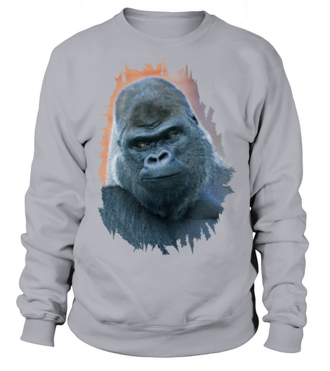 Silverback Gorillas Side Look Women's Sweatshirt