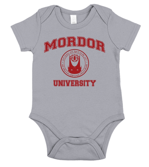 Mordor University Short Sleeve Baby One-Piece