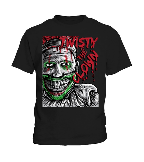 Twisty the clown American story horror Halloween Kids T-Shirt