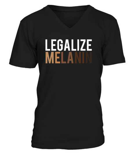 Legalize Melanin Men's V-Neck T-shirt