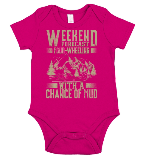 Quad Four Wheeler Weekend Forecast Mud 4 Wheelermo Short Sleeve Baby One-Piece