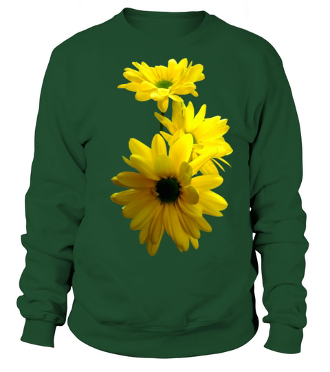 Three Bright Yellow Daisies Women's Sweatshirt