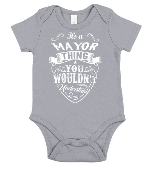 MAYOR THING HEAD Short Sleeve Baby One-Piece