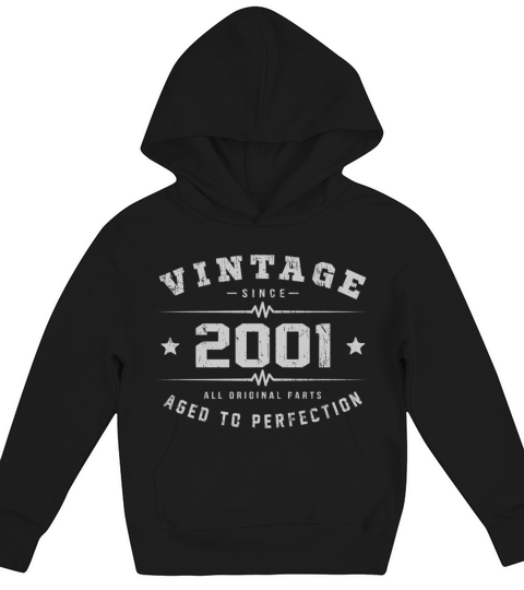 2001 Aged To Perfection Kids Hoodie