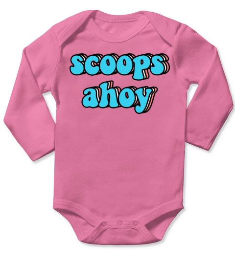 Scoops Ahoy Long Sleeve Baby One-Piece