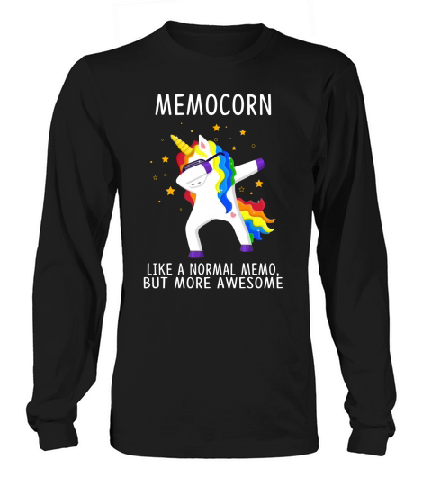 Like A Normal Memo Unicorn Dabbing Funny Family Unicorn 2020 Long sleeved Unisex
