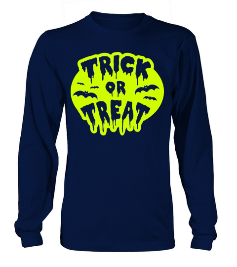 Gladditudes Trick or Treat Halloween Women's Long Sleeve