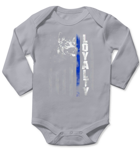 Loyalty Of German Shepherds Long Sleeve Baby One-Piece