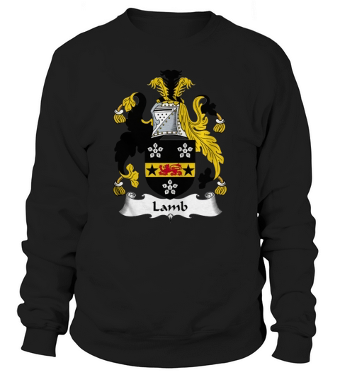 Lamb Family Crest British Family Crests Sweatshirt Unisex