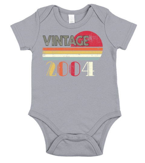 Vintage 2004 16th Birthday Short Sleeve Baby One-Piece