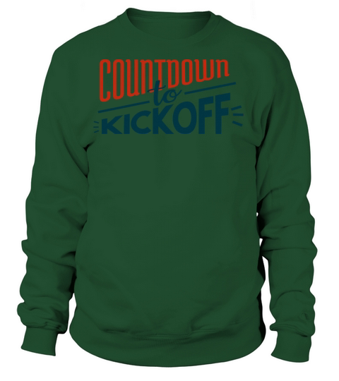 American Football Countdown to Kickoff Women's Sweatshirt