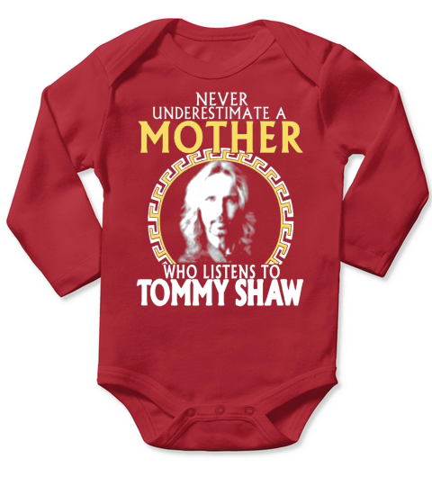 Mother listen to Tommy-shaw Long Sleeve Baby One-Piece