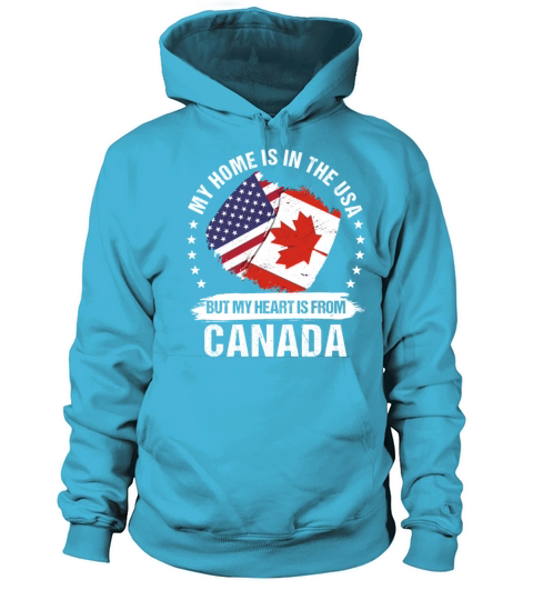 American Patriot Canada Flag Canadian Roots Men's Hoodie